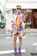 Colorful OKAY! x Radd Lounge Outfit, Vintage Timex & OFWGKTA