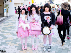 Fun Harajuku Girls in Angelic Pretty, 6%DOKIDOKI & Milklim
