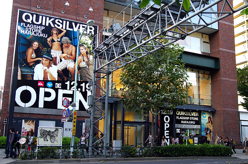 Quicksilver Harajuku Billboard