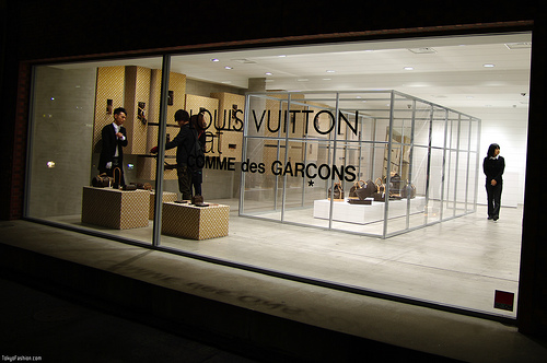 louis vuitton at comme des garcons collection