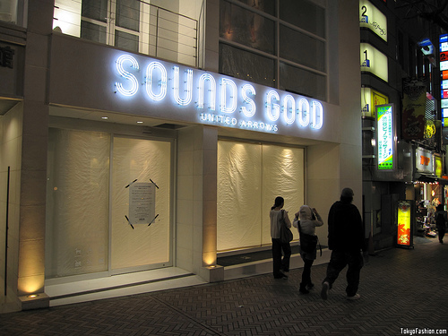 Sounds Good Shibuya Closes Down