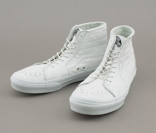 Japanese Vans Vintage White Leather