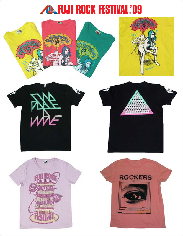 Fuji Rock 2009 T-Shirts at Parco – Tokyo Fashion