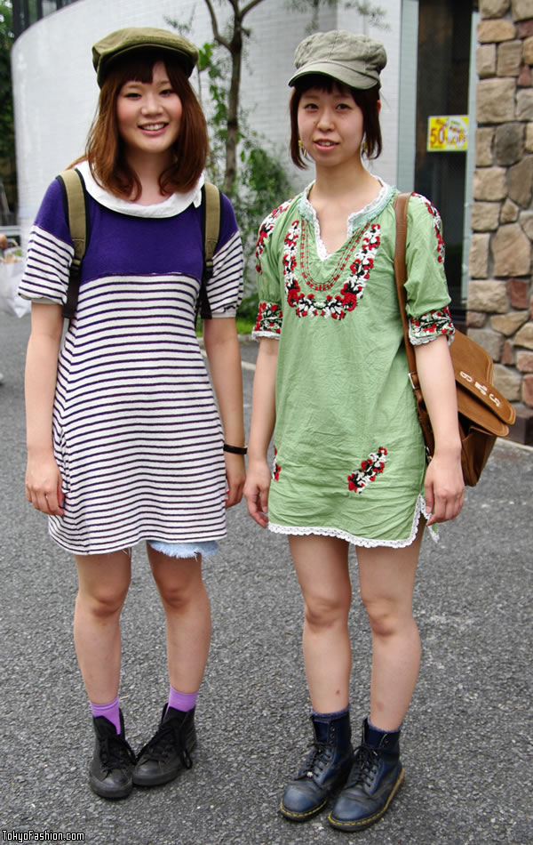 Harajuku Girls in Dresses & Hats