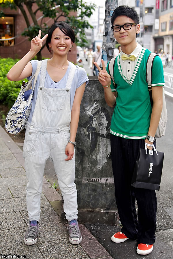 Japanese Overalls Girl vs. Bow Tie Guy