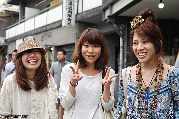 Three Smiley Japanese Girls