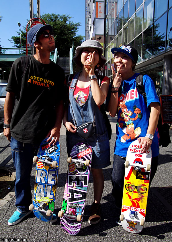 Skate Boarding Crew in Shibuya
