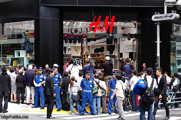 H&M Shibuya Opening Day