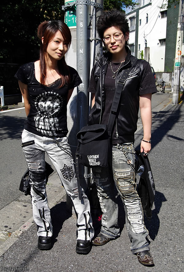 Harajuku Gothic/Punk Style on Cat Street