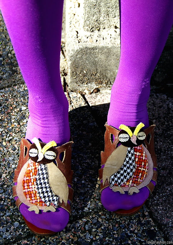Cute Japanese Owl Shoes