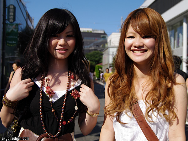 Two Smiling Japanese Girls