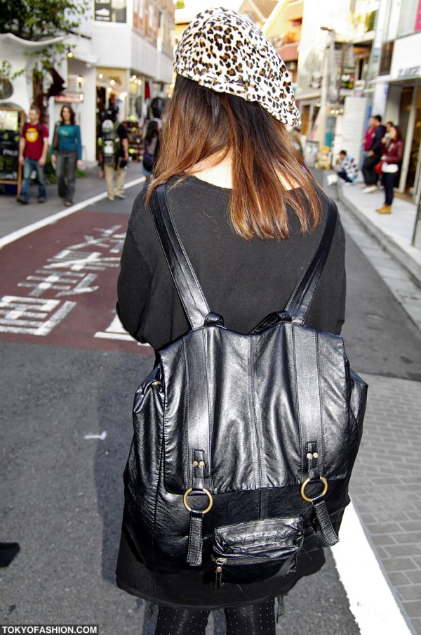 Girl With Large Backpack