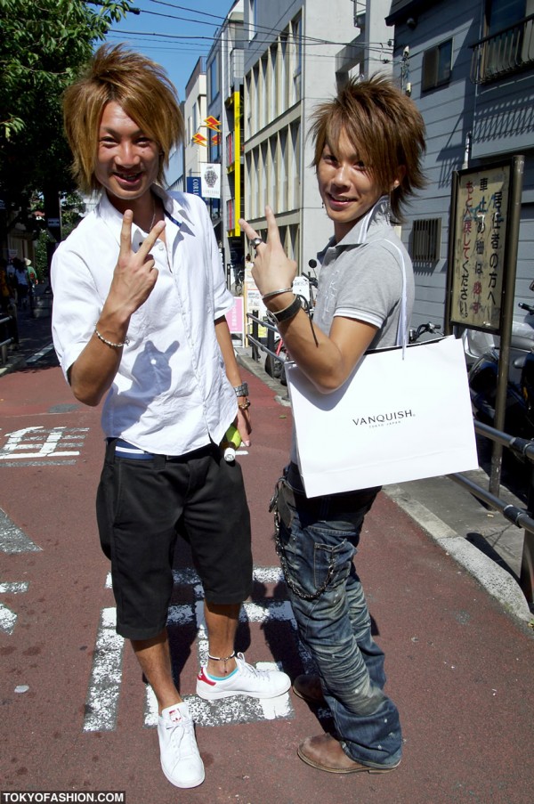 Two Smiling Shibuya Guys on Cat Street