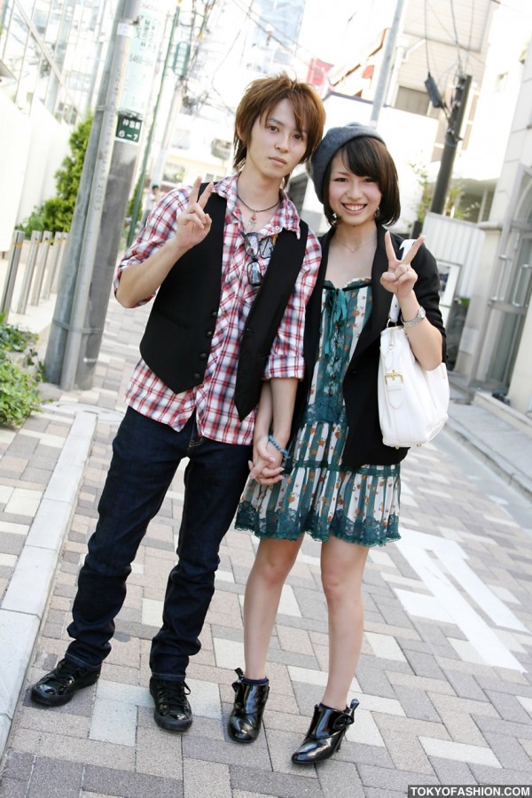 BonBon Beret Girl & Guy in Harajuku