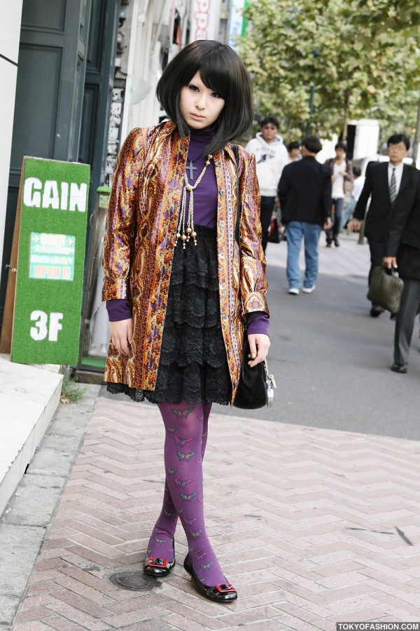 Butterfly Tights in Shibuya