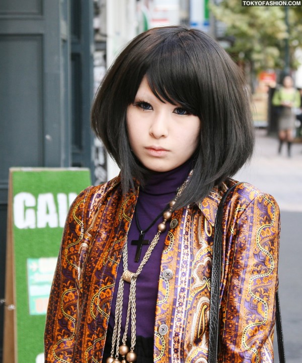 Stylish Japanese Girl in Shibuya