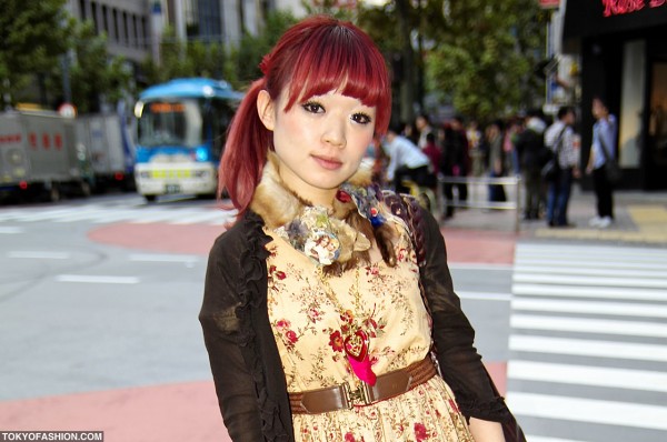 Cool Red Hair in Shibuya