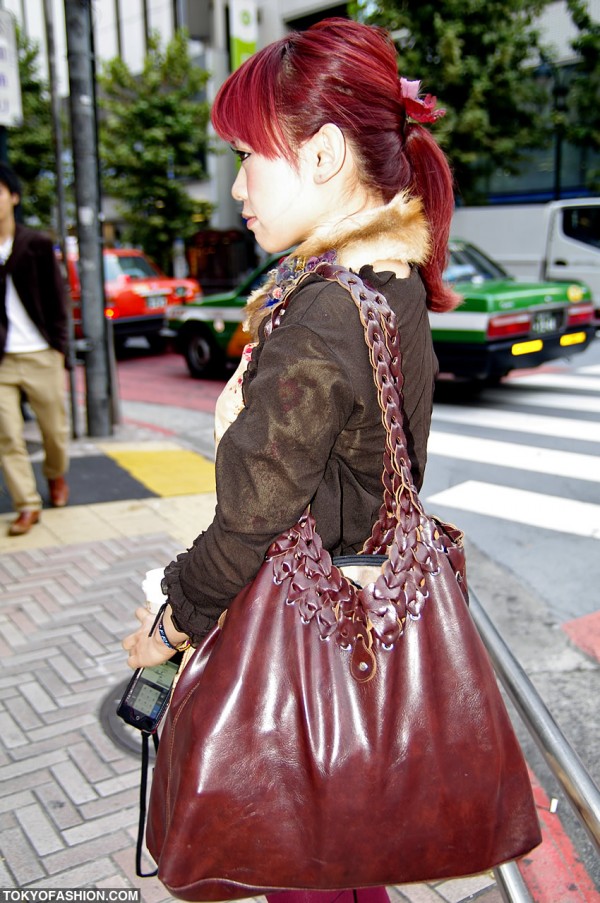 Shibuya Girl With Large Purse