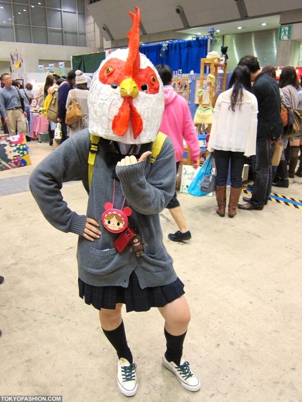 Japanese Girl With Chicken Head