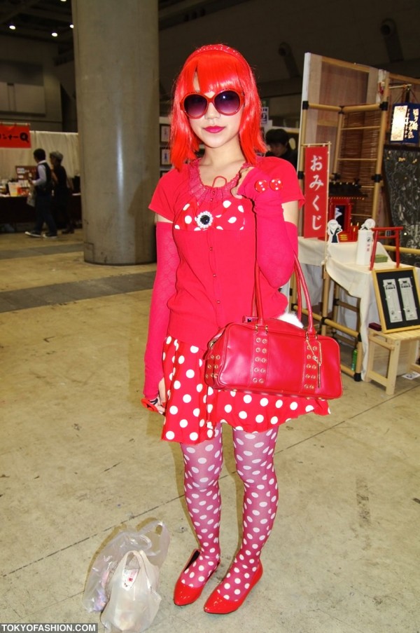 Red Japanese Girl