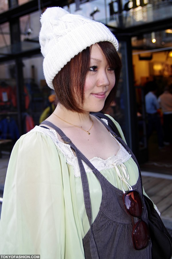 Japanese Girl in a Beanie