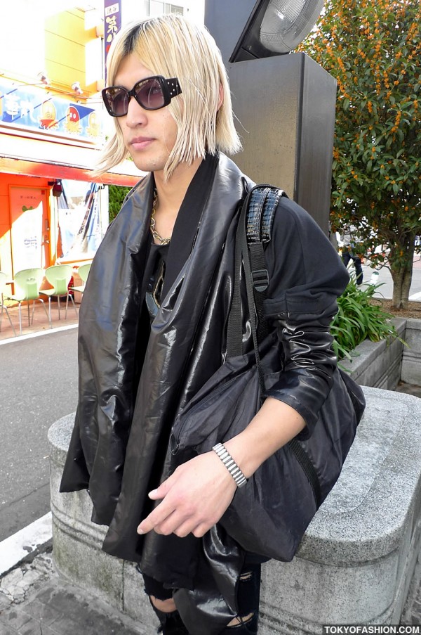 Black Leather and Spiked Fashion in Harajuku
