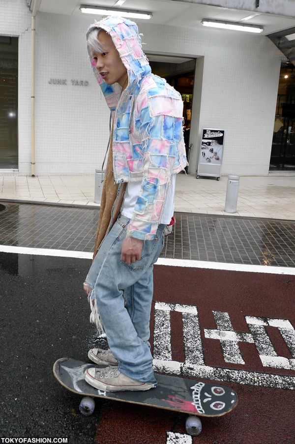 Skateboarding Guy in Tokyo