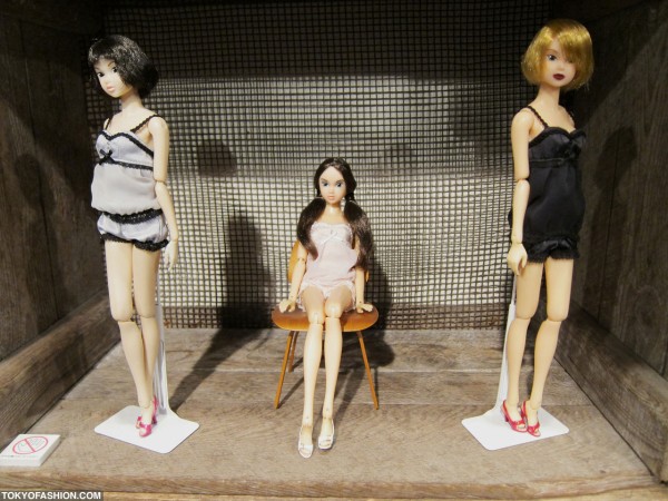 Three Momoko Dolls in Lingerie