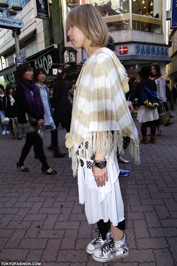Shibuya Center Street Blonde Girl