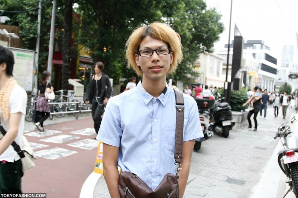 Blonde Harajuku Guy With Glasses