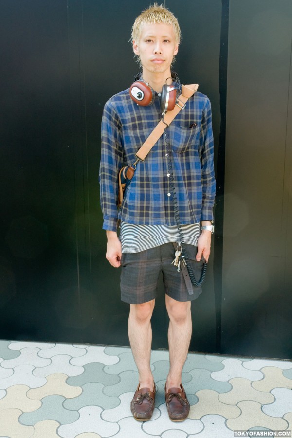 Blonde Hair & Full-Sized Headphones in Shibuya