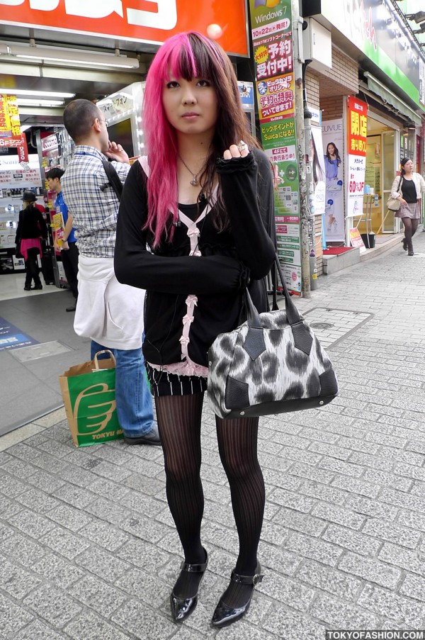 Pink Hair & Vivienne Westwood in Shibuya