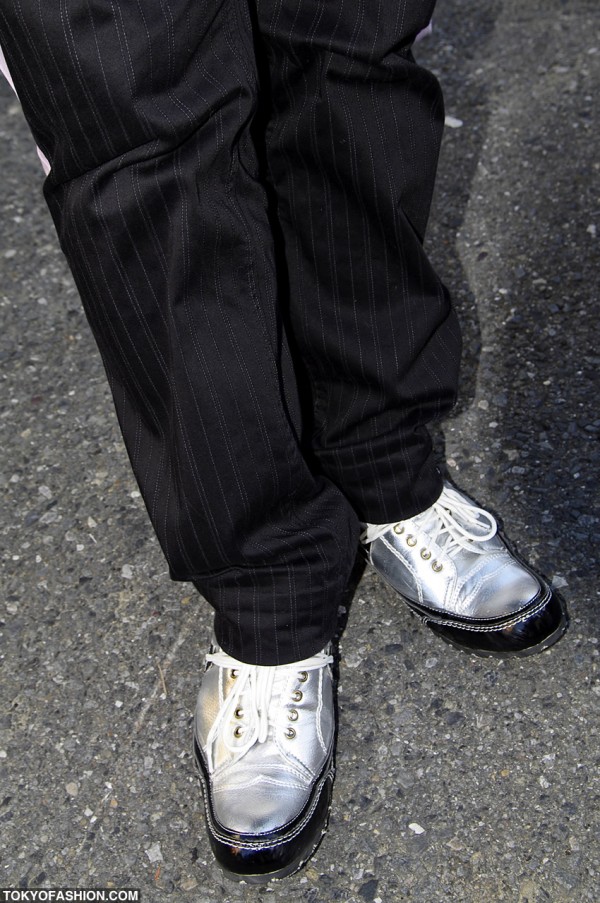 Silver Sneakers in Harajuku