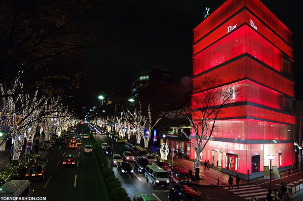 Dior and Omotesando Street