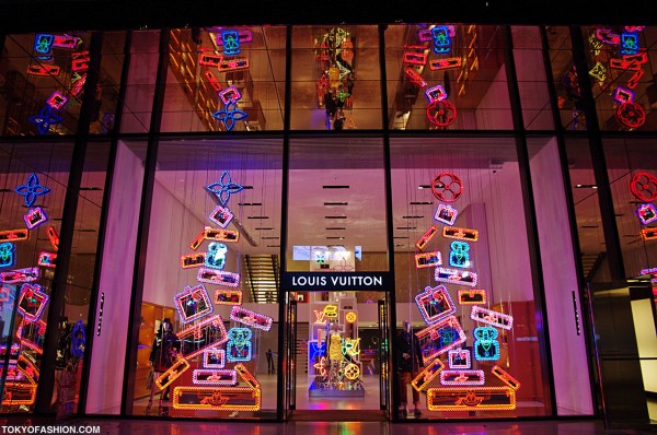 Window Display at Louis Vuitton Omotesando