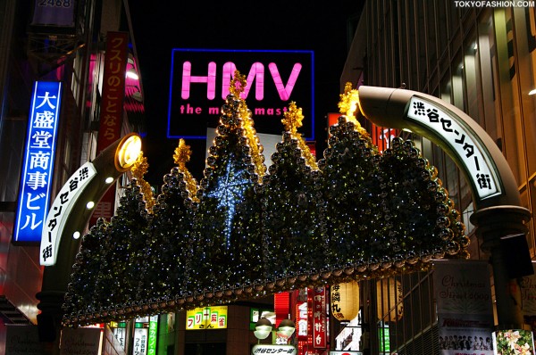 Christmas Time in Shibuya, Japan