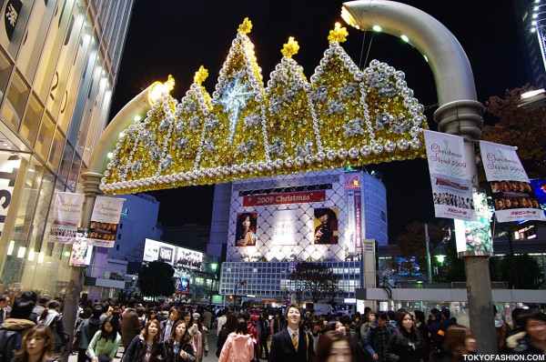 Christmas Time in Shibuya, Japan