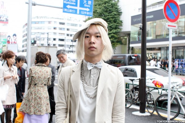 Bow Tie and Hat in Harajuku