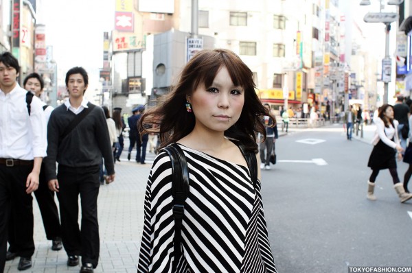 Stylish Japanese Girl in Shibuya