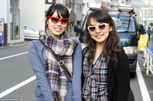 Cute Heart Sunglasses Girls