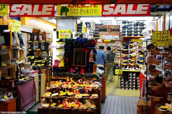 Merry Xmas Shoe Sale in Harajuku