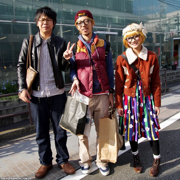 Three Friends in Harajuku
