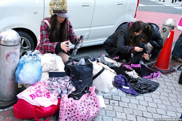 Organizing Her Purchases