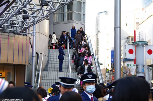 Shoppers Leaving Shibuya 109