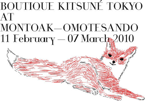 Kitsune Tokyo Boutique Opening in Harajuku