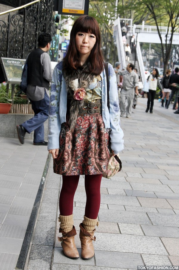 Grimoire & Dolly Flower Girl in Harajuku