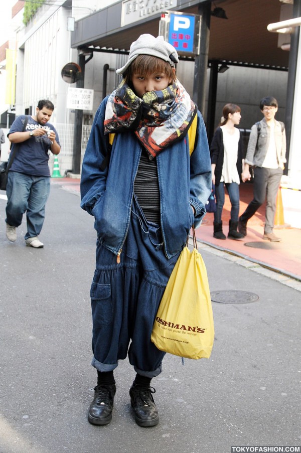 Denim Jumper & Denim Jacket in Harajuku