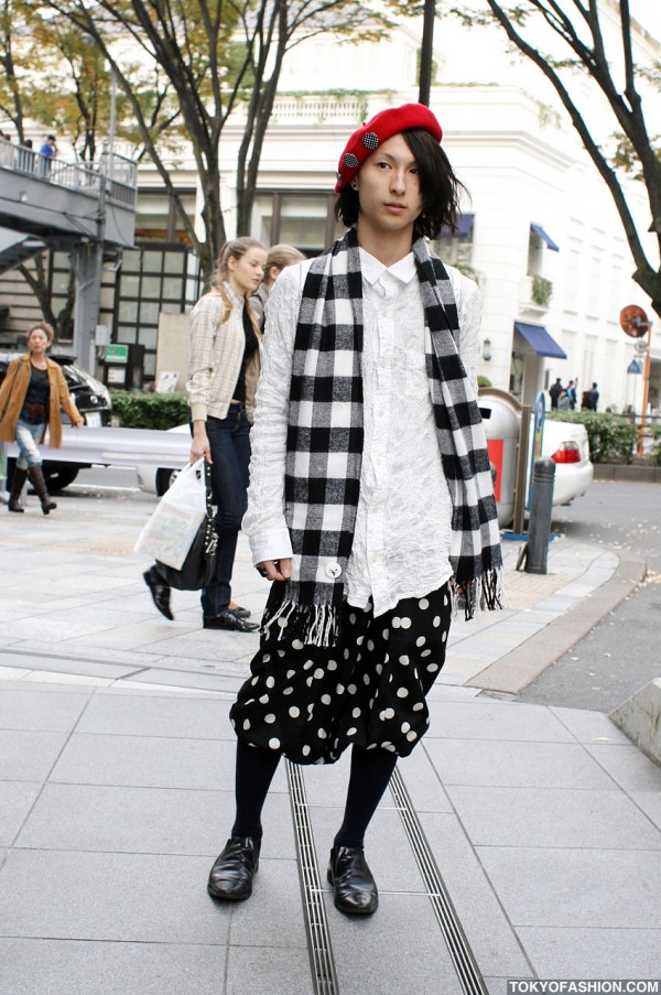 Stylish Japanese Guy In Monomania & Yaponskii