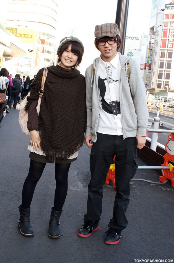 Maximum the Hormone Girl vs. Chatmonchy Guy Street Fashion