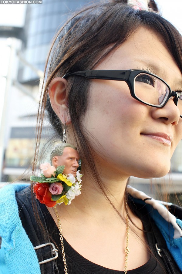 Amazing Human Head Earring